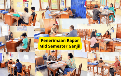 Pengambilan Rapor Mid Semester Ganjil SMP Strada Kampung Sawah